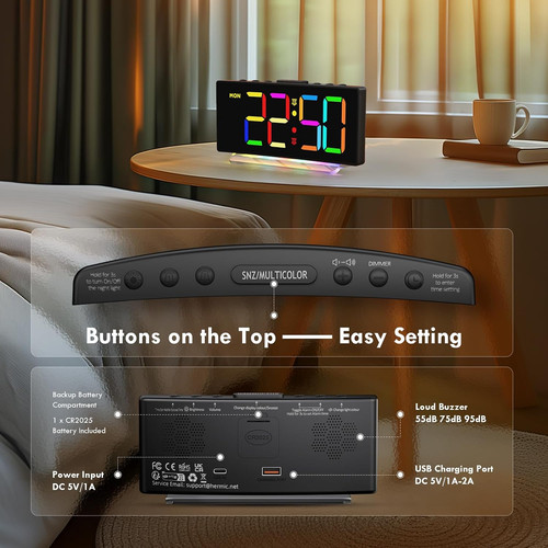 Alarm clock digital - clock,,
