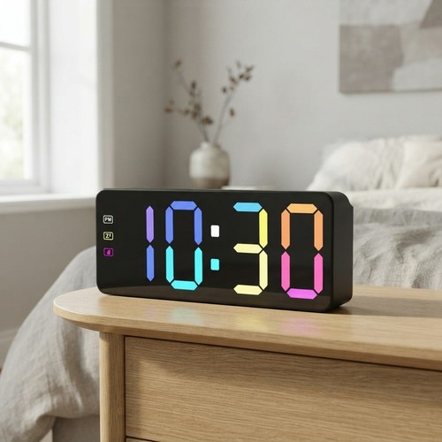 Modern bedside digital alarm - modern,