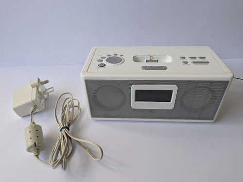 Red ipod dock radio - dock,