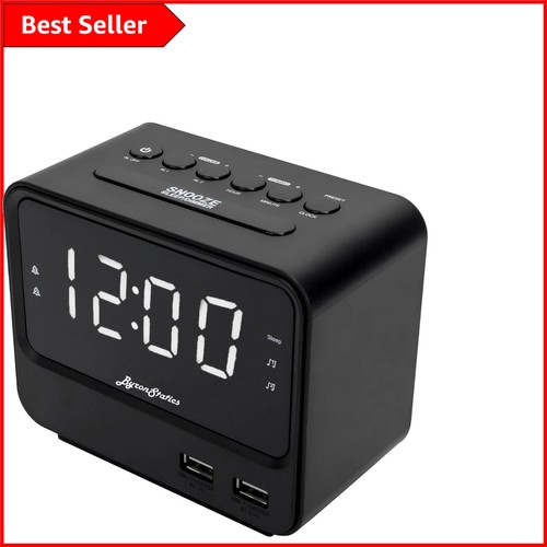 Sleek digital alarm clock - alarm,