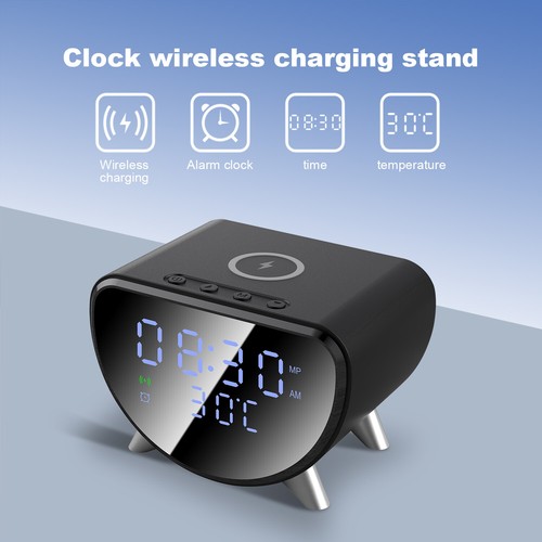 Alarm clock wireless charger - alarm,